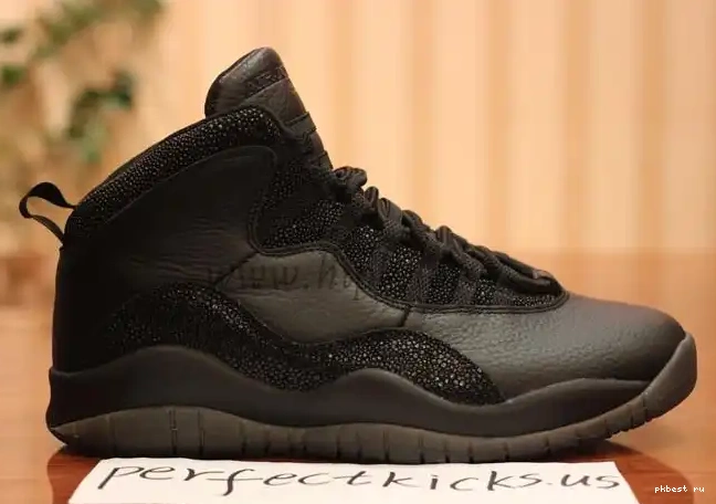 black best Air Jordan X Authentic version Ovo 0601